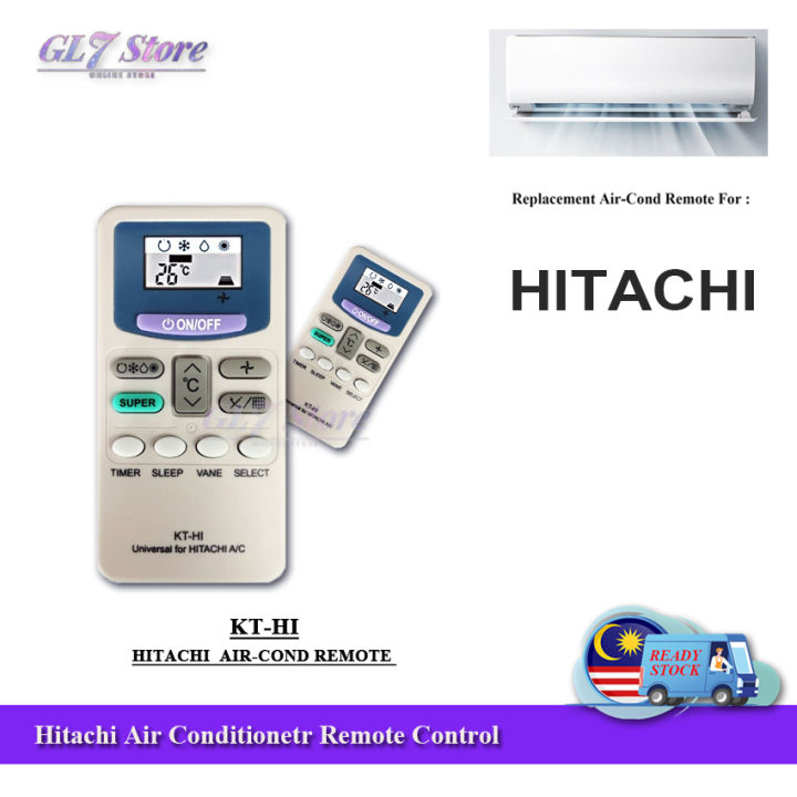 UNIVERSAL HITACHI AIR COND REMOTE CONTROL KTHI UNIVERSAL REMOTE AIR