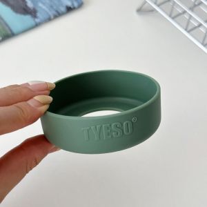 NAELIN 1Pcs Protective Bottle Cover Silicone Anti Slip Cup Cover Durable 71-77mm Diameter Bottom Sleeve for Tyeso Bottle
