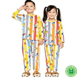 Kiminori GEYA.PP Setelan Baju Tidur Anak Lengan Panjang