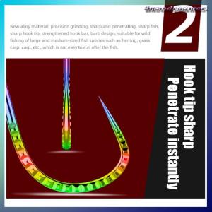 Snowdreamer 10pcs rồng quy mô Kirin iseni rực rỡ bạc và trắng cá thu lớn trò chơi móc Đen Pit Hoang Dã câu cá lớn trò chơi số lượng lớn móc