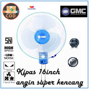 GMC 508 Kipas Angin Dinding / Wall Fan 16 inch/Kipas Dinding /Kipas Tembok 16inch