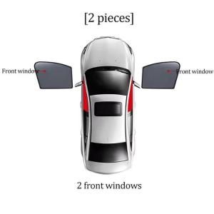 NISSAN Almera Sylphy Livina NV200 Sentra Teana X-Trail Serena Navara C26 C27 Magnetic Sunshade Window Rear 1 set model