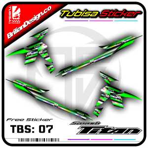 Sticker Striping Variasi Smash Titan - Striping Motor Smash Titan Desain Racing. TBS.SF.07