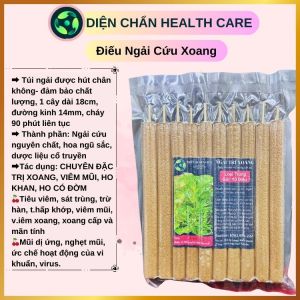 Nhang Ngãi Cứu Hội Quán Bùi Quốc Châu loại dài 18 cm Cao Cấp- An Toàn- Lành Tính - Thiết Bị Diện Chẩn.