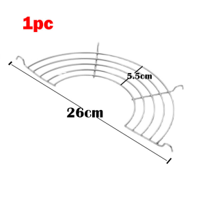 17KM 26/32cm Frying Oil Strainer Steam Rack Stainless Steel Oil Mesh Colander Filter Kitchen Accessories