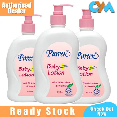Pureen Baby Moisturiser Lotion 125ml 225ml 500ml Non Greasy Vitamin E Skin Smooth Light And Gentle Skin Halal Product