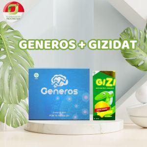 Paket Multivitamin Generos & Gizidat untuk Penumbuh Kecerdasan Anak Usia 6-36 Bulan - Multi-Pak