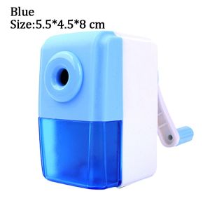 Cartoon Pencil Sharpener Manual Mechanical Pencil Sharpener Hand Crank Stand Rolling School Supplies
