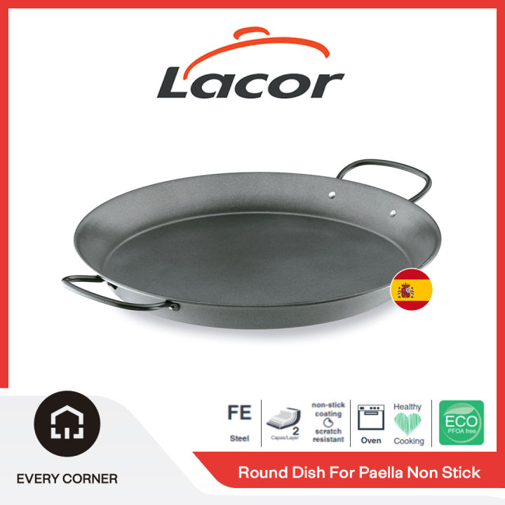 Padella Paella Lacor Steel PRO 24cm - Acciaio Inossidabile Per Cucina Professionale - Foto 6