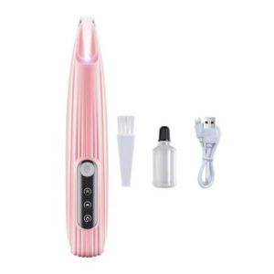 JPTD USB Rechargeable Pet Foot Shaver Smart Display Low Noise Paw Hair Trimmer Paw Grooming Tool Waterproof Cat Hair Shaver for Pets Grooming