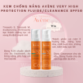 Kem chống nắng Avene Cleanance da dầu mụn / Avene  Fluid  da thường, hỗn hợp. 