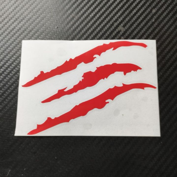 stiker cutting cakar monster stiker lampu motor stiker lampu mobil ...