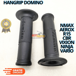 Hangrip domino polos untuk motor NMAXAEROX R15 CBR VIXION NINJA VARIO.DOMINO berkualitas original asli ori dan presisi