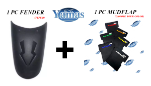 Front fender extender + Rear mudflap set for NMAX