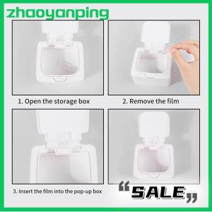 zhaoyanping Cotton Swab Organizer Small Object Classification Drawer Storage Box Pop-up Window Push-type Desktop Storage Box