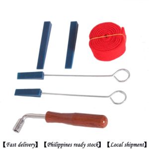 Professional Portable Lever Jujube Piano Tuning Tuner Mute Kit Tools Mute Hammer Diy 6pcs/Set