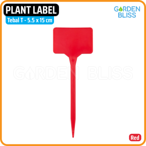 5 Pcs - Medium Plant Label Name Tag - Label Penanda Tanaman Sedang Model Tee - T 15 cm