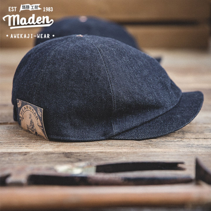 Maden brand tooling cap men youth literary fan American retro