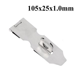 TLE 304 Stainless Steel Hasp 3-5Inch Staple Gate Door Shed Latch Lock Safety Lock Metal Padlock Hasp Staple Set For Padlock