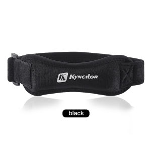 Patella Knee Protect Belt 1PCS Adjustable Sport Knee Wrap Protector Patella Soft Brace Knee Protector Belt Patellar Stabilizer Band For Basketball Running Braces For Knee Pain 髌骨带
