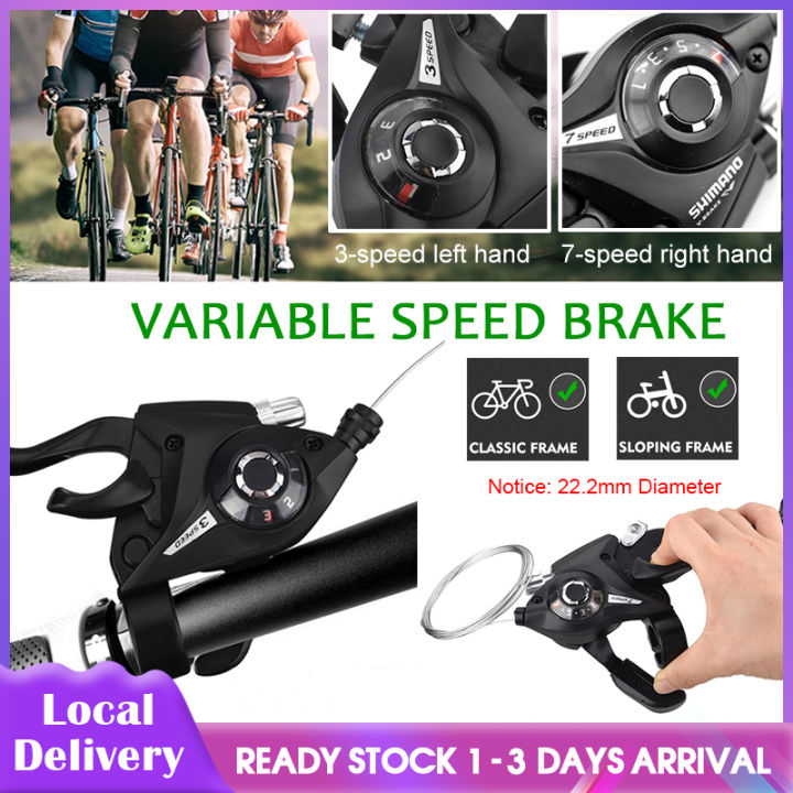 Bicycle Derailleur MTB GEAR Shifter Brake 3 x 7 Speed Lever VBrake