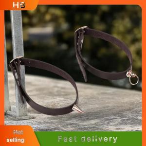 HB 1Pair Ankle Belt Black Punk Leather Anklet Chain Women Foot Decor Accessories YK2 Jewelry Gifts