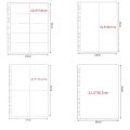 SZXBOGS Multiple Pockets A4 Kpop Photocard Binder PP DIY Card Stamp Die Jewelry Storage Inner Page Card Binder Transparent Photocard Holder. 