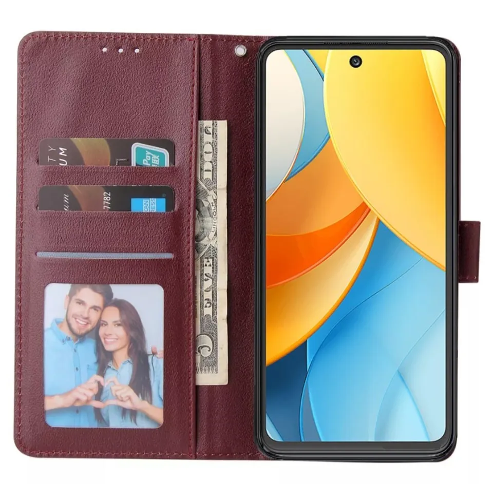 case hp for TECNO POVA 5G Premium flip wallet Flip case Magnet