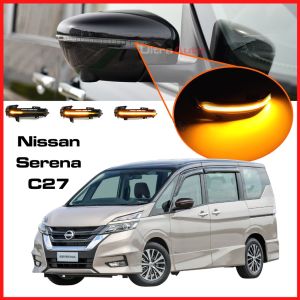Nissan Serena C27 (2016-2020)(Smoke) DRL Dynamic LED Turn Signal Light Side Rearview Mirror Sequential