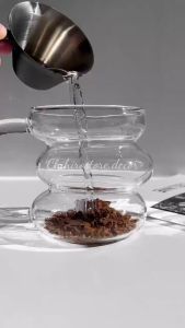 Cốc Thủy Tinh Sâu Bướm 430ml Cốc Nước Uống Nước Thủy Tinh Cốc Ảnh Đạo Cụ Trang Trí Nhà Cửa -Chihirostore.decor
