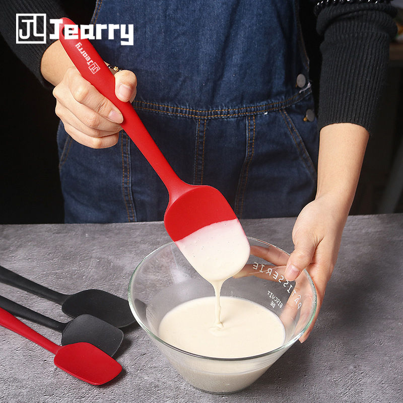 Spatola in silicone alimentare Jeary resistente al calore, cucchiaio piccolo antiaderente per soffriggere, cuocere al forno, utensili da cucina per la casa
_voghion.com