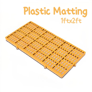 Household Pet Cage Matting Thicked Anti Slip Duty Plastic Dog Matting Floor Cage Plant Matting