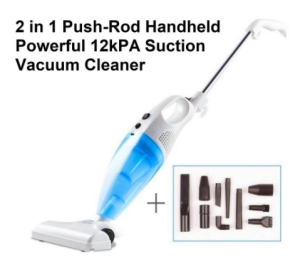 E-TALK 2 in 1 Push-Rod High-Power Portable Cyclone Handheld Vacuum Handstick Vacuum Cleaner Canister Vacuum Cleaner Portable Vacuum Cleaner Handheld Vacuum Cleaner Super Suction 12kpa Energy Saving Carpet Sofa Car Dust Pembersih Vakum 吸尘器