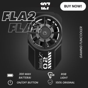 Kipas pendingin USB MEMO FLA2 FL A2 fan Radiator Cooling pad Batterai 300 MAH Charging TANPA CABLE Aksesoris Gaming Permainan untuk handphone smartphone