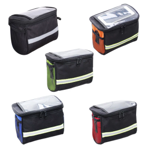 Bicycles Handlebar Bag with Shoulder Strap Touch Screens Bicycles Phone Bag Waterproofs Front Handlebar Storage Pouches