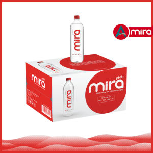 Thùng 24 Chai Nước Uống ION Kiềm Đóng Chai Mira TAV 360ml - Nước ION Kiềm Thái Công Review Hỗ trợ tiêu hoá Trung hoà axit dư thừa