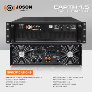 Joson Earth 1.5 5000W x 2 Professional Digital Stage Power Amplifier