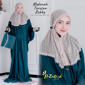 El-Zaze Mukenah Dewasa Terusan Jumbo Terbaru Rubby Mukenah Dewasa Jumbo Mix Tille Matt.Rayon Premium