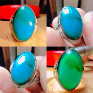 cincin batu bacan doko super HQ sesuai foto & video yg dikirim kodeA18