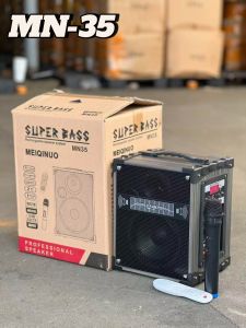 ลำโพงบลูทูธ ลำโพงรุ่น MN-35 MN-36 MN-37 ลำโพงไม้เคลื่อนที่มีล้อลาก เสียงดังกระหึ่ม เบสหนัก แถมไมค์ลอย2ตัว คุ้มค่า*สินค้ามาใหม่พร้อมส่ง ดอกลำโพง6.5-10นิ้ว