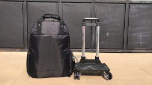 FE Trolley Bag Universal Wheel Trolley Backpack Portable Travel Trolley Bag Lightweight Computer Bag Boarding Bag 19 Inch