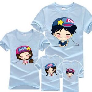 [SĨ] Áo thun gia đình 3/4/5 người mẫu cute chất cotton mềm mịn đủ size từ 6-90kg - Đồng Phục Anh Nga