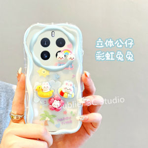 ปลอก เคส Realme 12X 12+ 12 Pro + Plus 11X 11 NFC 5G 4G เคสโทรศัพท์ ข้อเสนอร้อนการออกแบบใหม่3Dตุ๊กตาน่ารักการ์ตูนดอกไม้กระต่ายสุนัขคุโรมิซิลิโคนนุ่มพร้อมสร้อยข้อมือ Case 2024