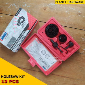 Kodenki Mata Bor Kayu PVC Holesaw KIT 13 pcs Cod Bayar Di Tempat