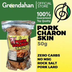 Greendahan Keto Chicharon Porkcharon SKIN  Approx 50g (Plain) Keto Friendly No Veg Oil No MSG