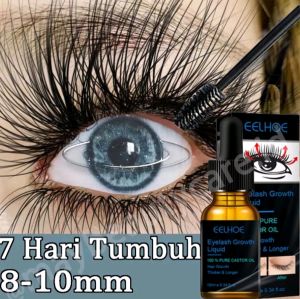 Eelhoe Eyelash Growth Liquid Pure Castrol Oil 10 ML | Serum Penumbuh Penebal Bulu Mata & Alis Tipis