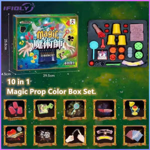 Beginners Magic Toys for Kids Simple Magic Tricks Set Fun Party Magician Play Game Children Gift