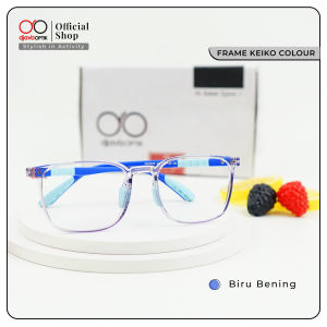 Urban Kacamata - Frame Keiko - Kacamata Anak Kotak Lentur Khusus Minus -425 s/d -600