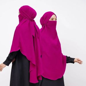 Inara Cadar Bhn Crinkle Syari Wanita Muslimah Terbaru 2024 Kerudung Pashmina Trendy Simple Elegan