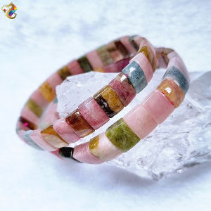 High Grade Beauty Mermaid Watermelon Tourmaline Shou Pai